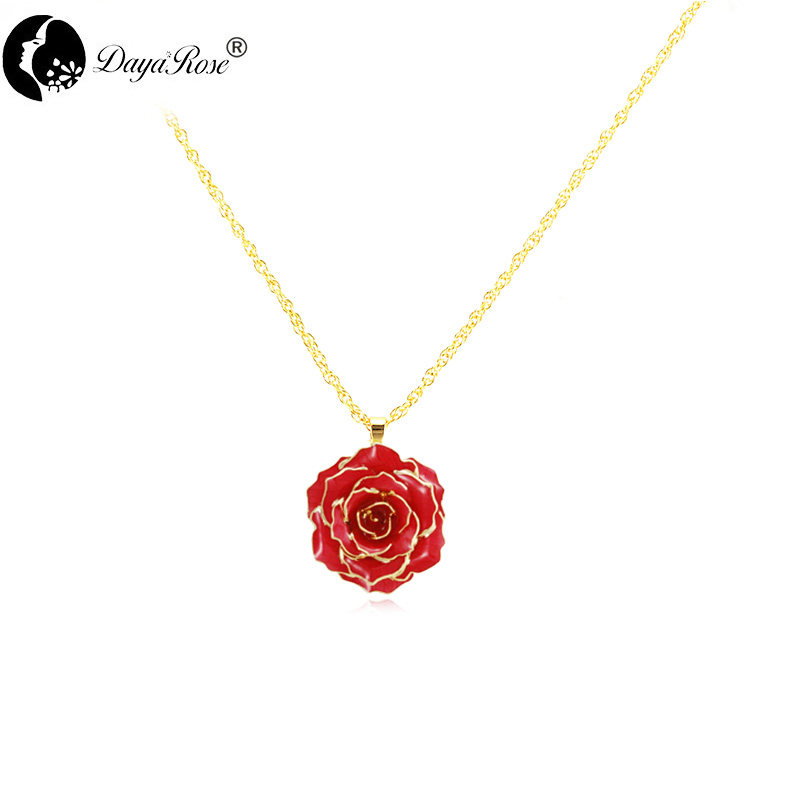 Daiya True Rose项链（新鲜玫瑰）